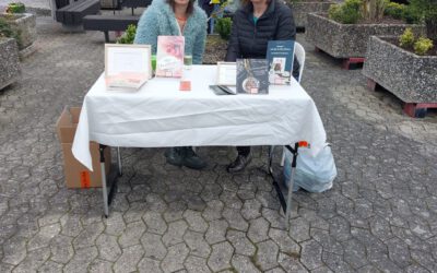 Stand auf dem Layer Wochenmarkt am 26.03.2026